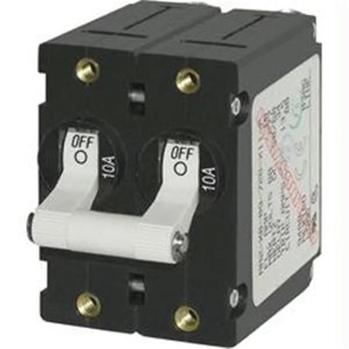 Blue Sea A-Series Double Pole Toggle - White - 30A