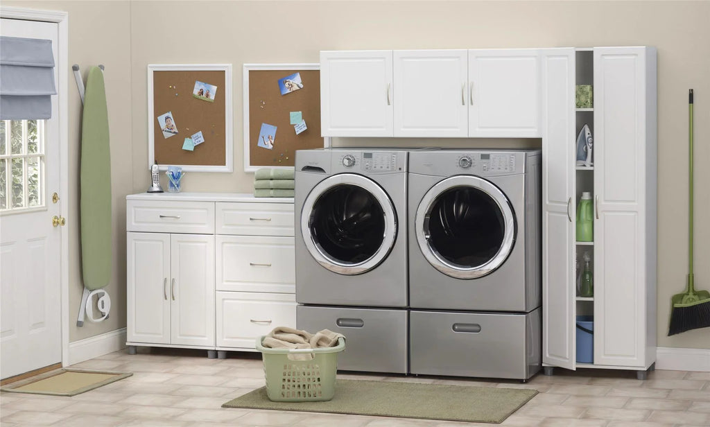 Systembuild Evolution Kendall 24" 3 Drawer Base Garage Storage Cabinet; White