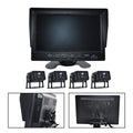 7" Monitor DVR Driving Video Recorder for RV Truck Bus+4 Rear View Backup Camera B