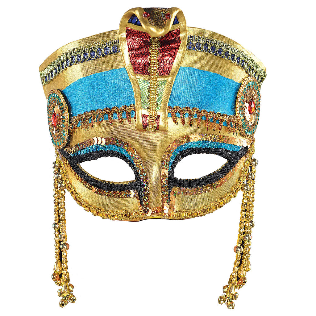 Amscan Egyptian Mask Costume Accessory - One Size; Multicolor; 10"X 6"; 1 pc