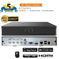 101AV DVR 8 Channels 1TB Hard Drive 4MP/1080P H.265/H.264 Network Video Recorder; No Built-in PoE Ports & WiFi; HDMI/VGA; Mobile APPs for Home/Office; Supports 10 x 4MP IP Cameras