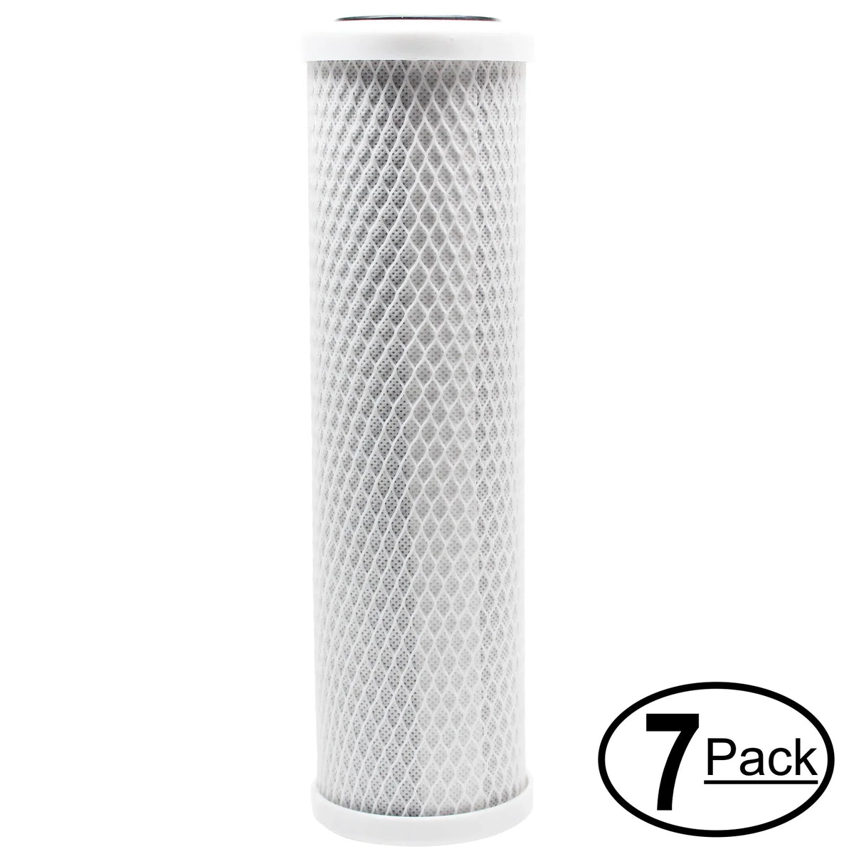 7-Pack Replacement for Marine Depot MD9111 Activated Carbon Block Filter - Universal 10 inch Filter for Marine Depot KleanLiquid Basic RO System - Denali Pure Brand