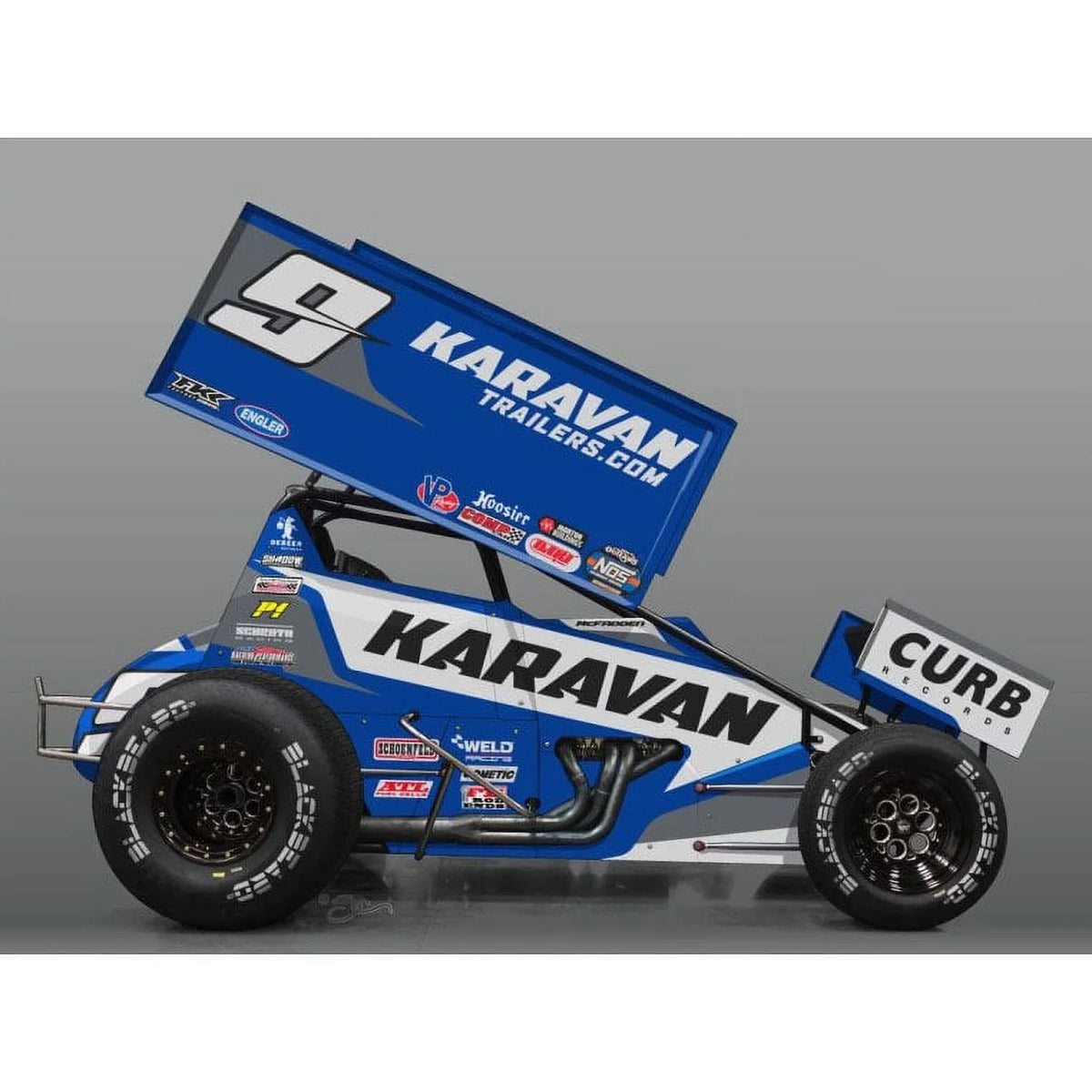 1/18 2021 Sprint Car; Karavan Trailers; James McFadden; A1809511