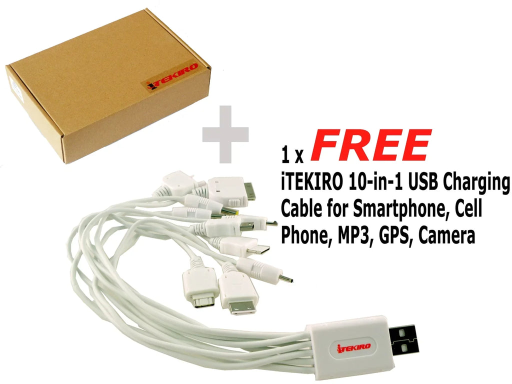 iTEKIRO 65W AC Adapter for Inspiron 15 3555; i3555; 15 3558; i3558; 15 3565; i3565; 15 3573; i3573; 15 3593; i3593; 15 5551; i5551; 15 3580