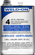 SCIGRIP Weld-On #4 Adhesive; Gallon and Weld-On Applicator Bottle with Needle