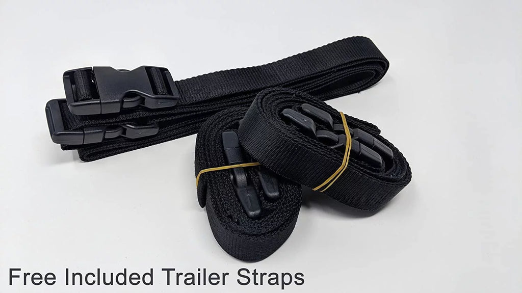 Weatherproof Jet Ski Covers for Yamaha VX-C 2021 - RED/Black Color - All Weather - Trailerable - Protects from Rain; Sun; UV Rays; and More! Includes Trailer Straps and Storage Bag