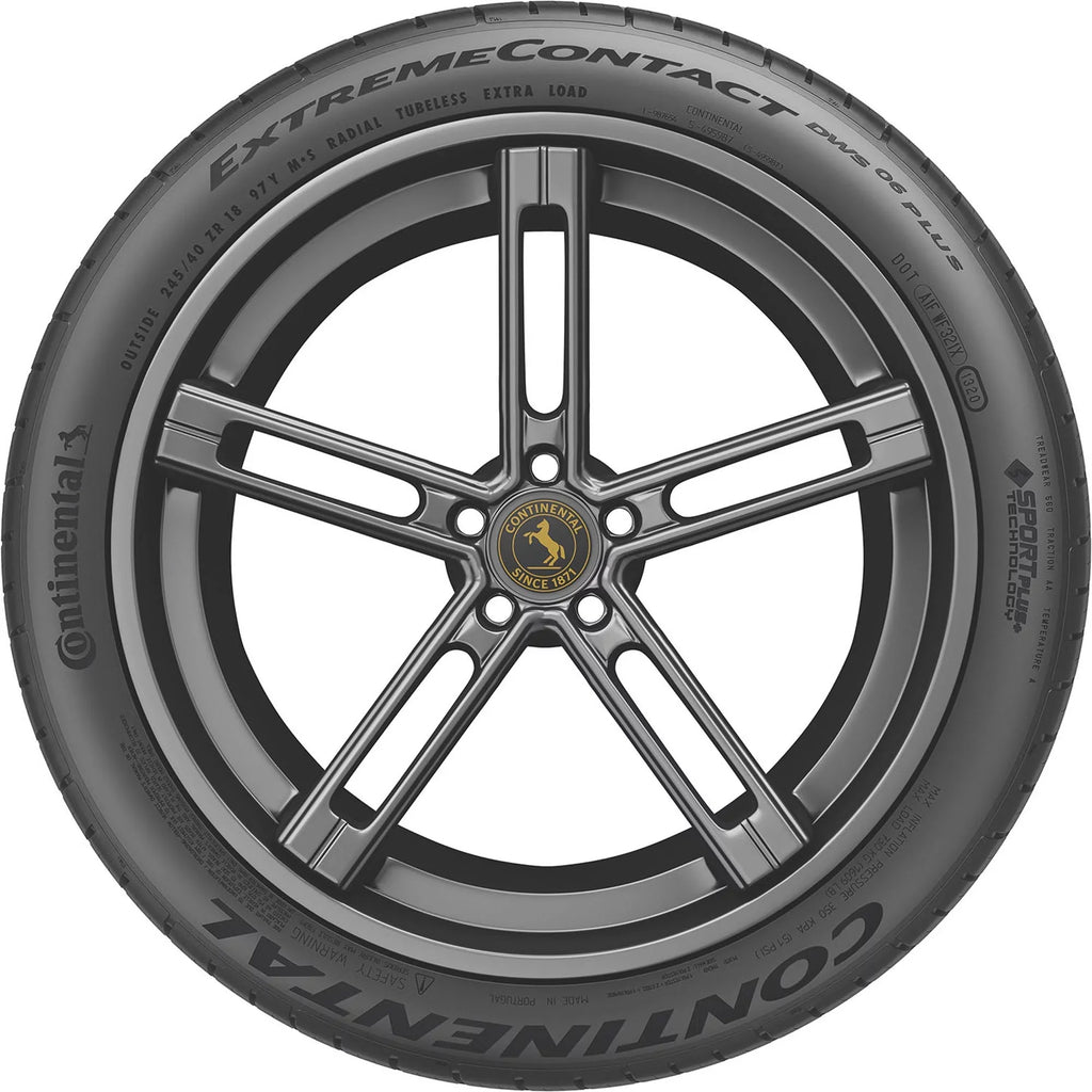 Continental ExtremeContact DWS06 PLUS All Season 275/35ZR18 95Y Passenger Tire Fits: 2006-07 Chevrolet Corvette Z06; 2008 Chevrolet Corvette 427 Limited Edition Z06