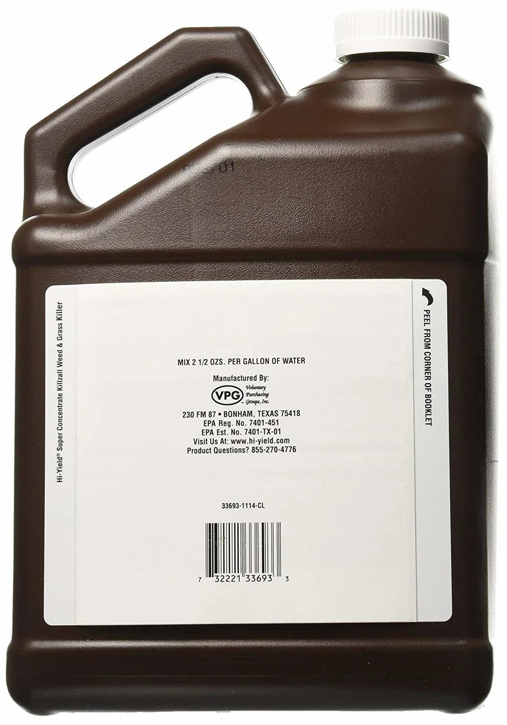 Voluntary Purchasing Group 33693 Hi-Yield Killzall Weed & Grass Killer; 1-Gal