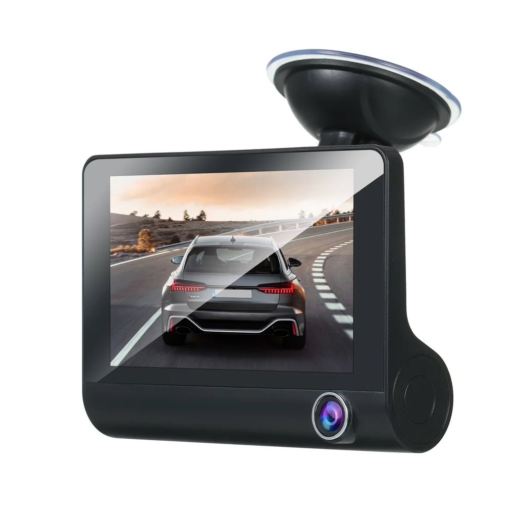 Apexeon Dash Cam， 1080P Full HD Front and Rear Dual Camera; 4 cm IPS Screen; Wide Angle Vision; Loop Recording， Stay Protected on the Road!