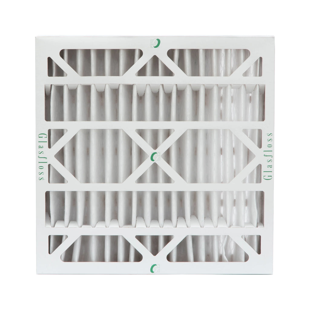 6 Pack of 20x20x4 MERV 13 Pleated 4" cm Air Filters by Glasfloss. Actual Size: 19-1/2 x 19-1/2 x 3-3/4
