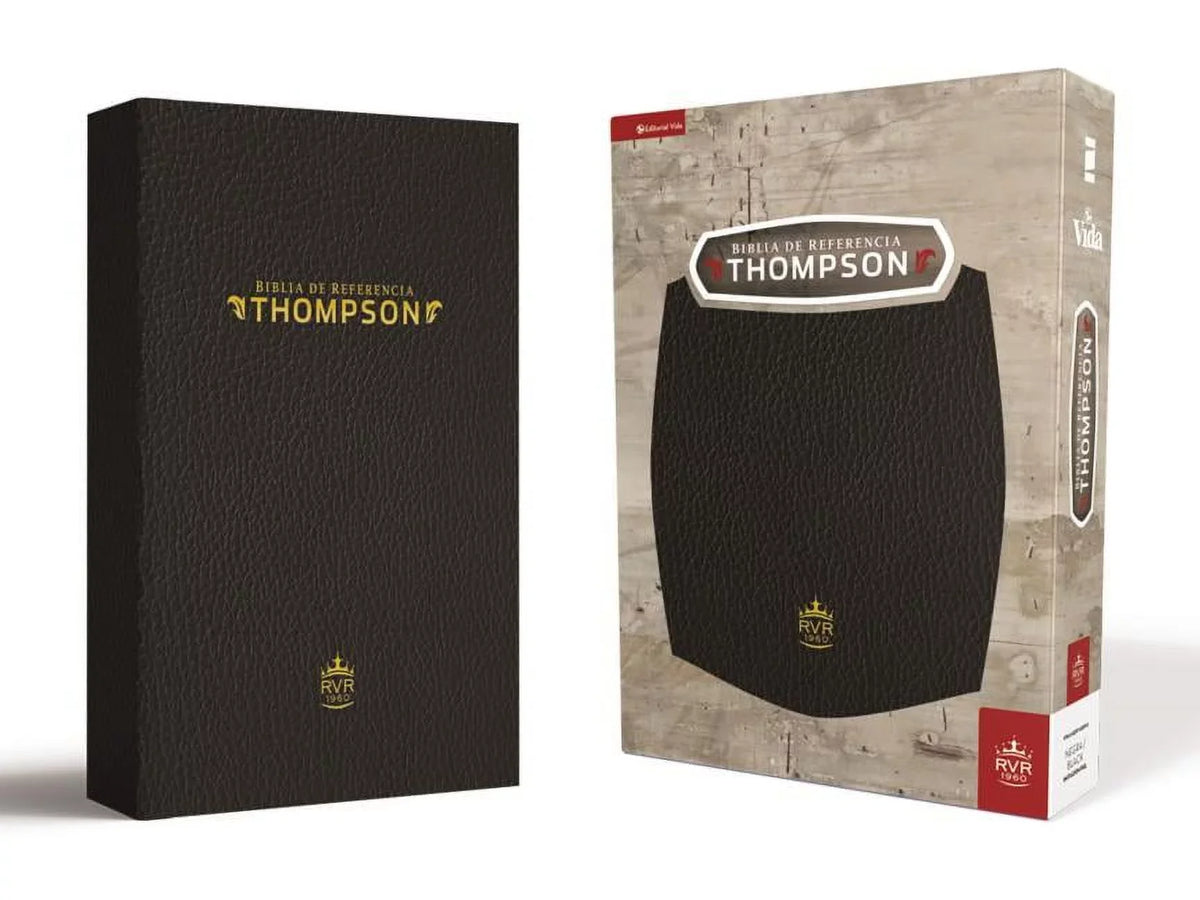 Biblia de Referencia Thompson; Reina Valera 1960; Piel Reciclada/ Spanish Thompson Chain Reference Bible; Reina Valera 1960; Recycled Leather Fibers (Other)
