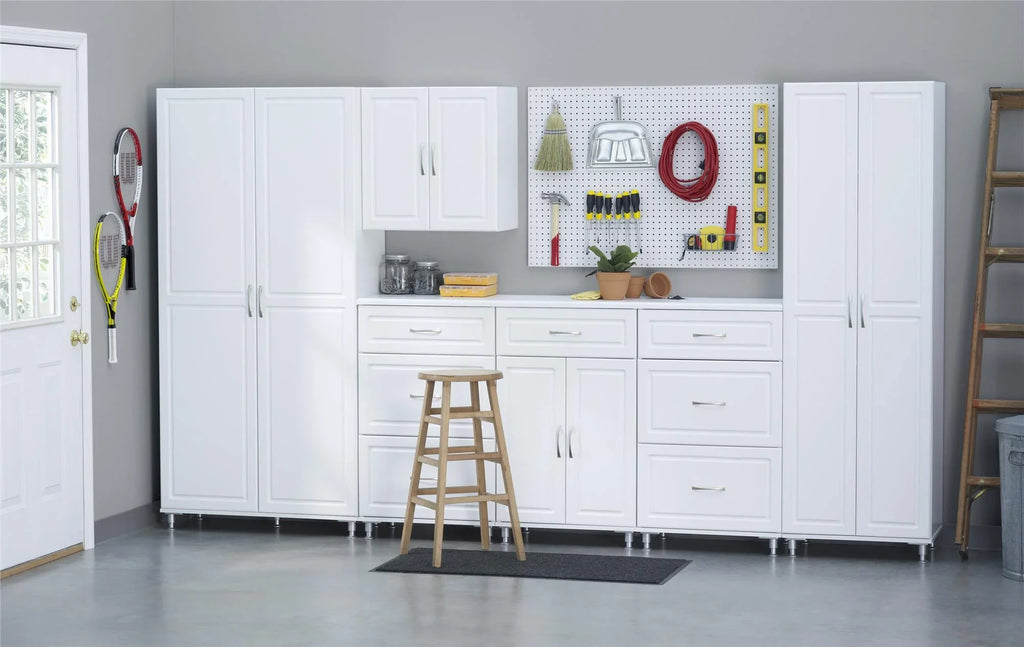 Systembuild Evolution Kendall 24" 3 Drawer Base Garage Storage Cabinet; White