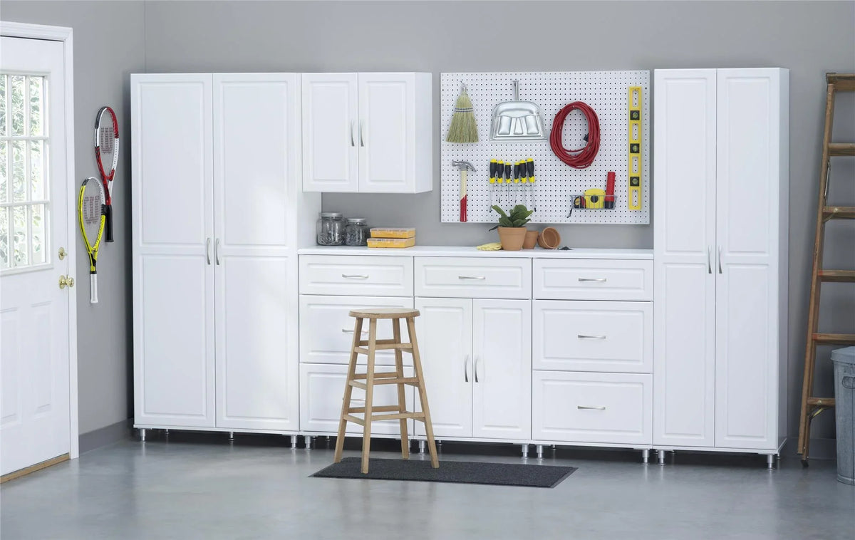 Systembuild Evolution Kendall 24" 3 Drawer Base Garage Storage Cabinet; White