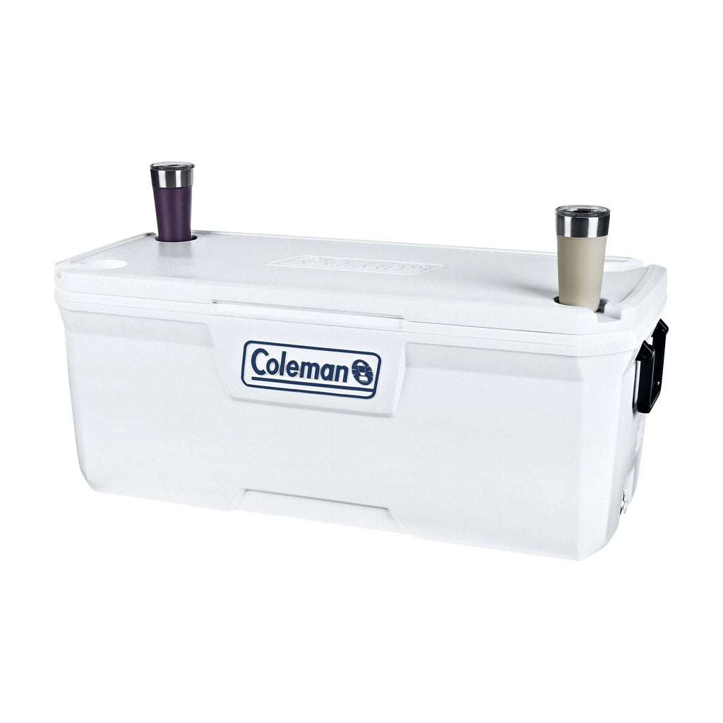 Coleman 150 qt. Hard Sided Ice Chest Cooler; White