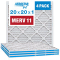 Aerostar 20x20x1 Air Filters MERV 11; Pleated Air Filter; 20x20x1; Box of 4; Made