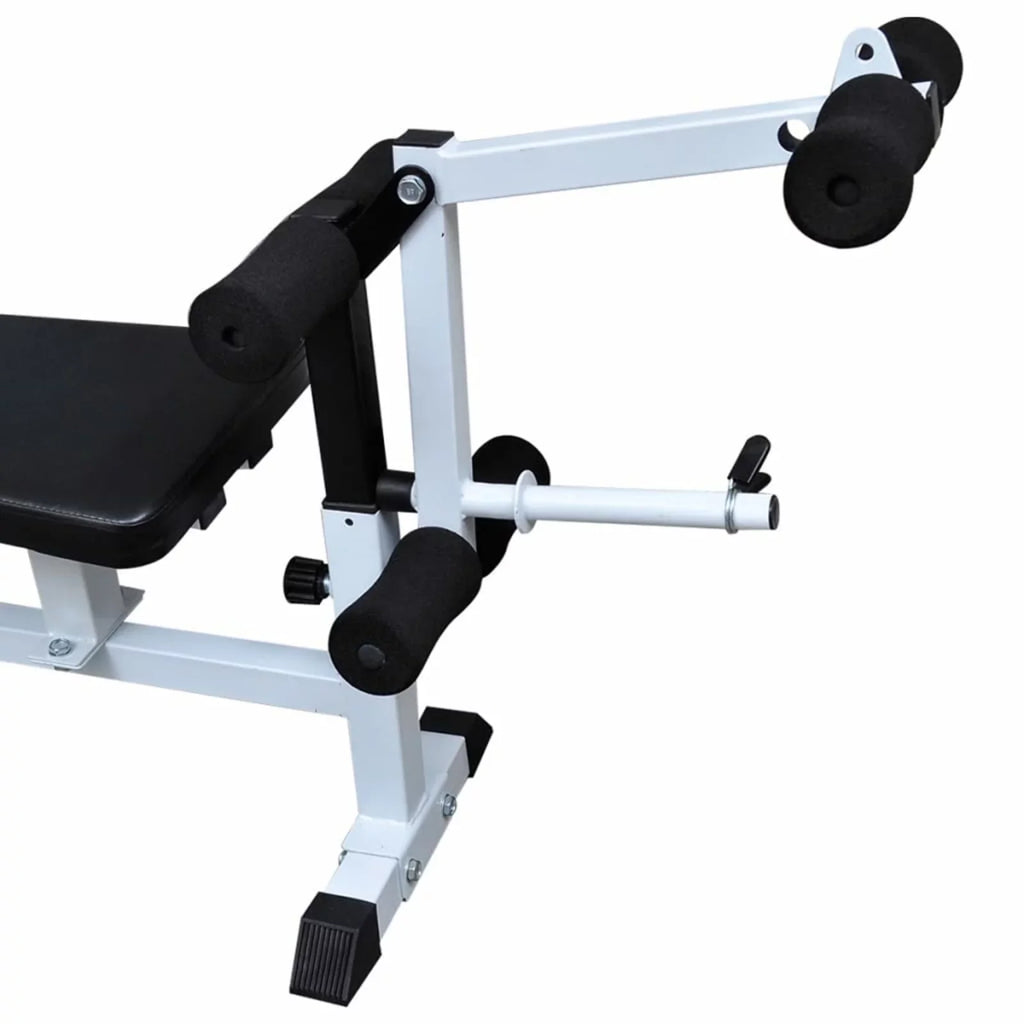 Aibecy Weight Bench with Weight Rack; Barbell and Dumbbell Set 264.6 lb