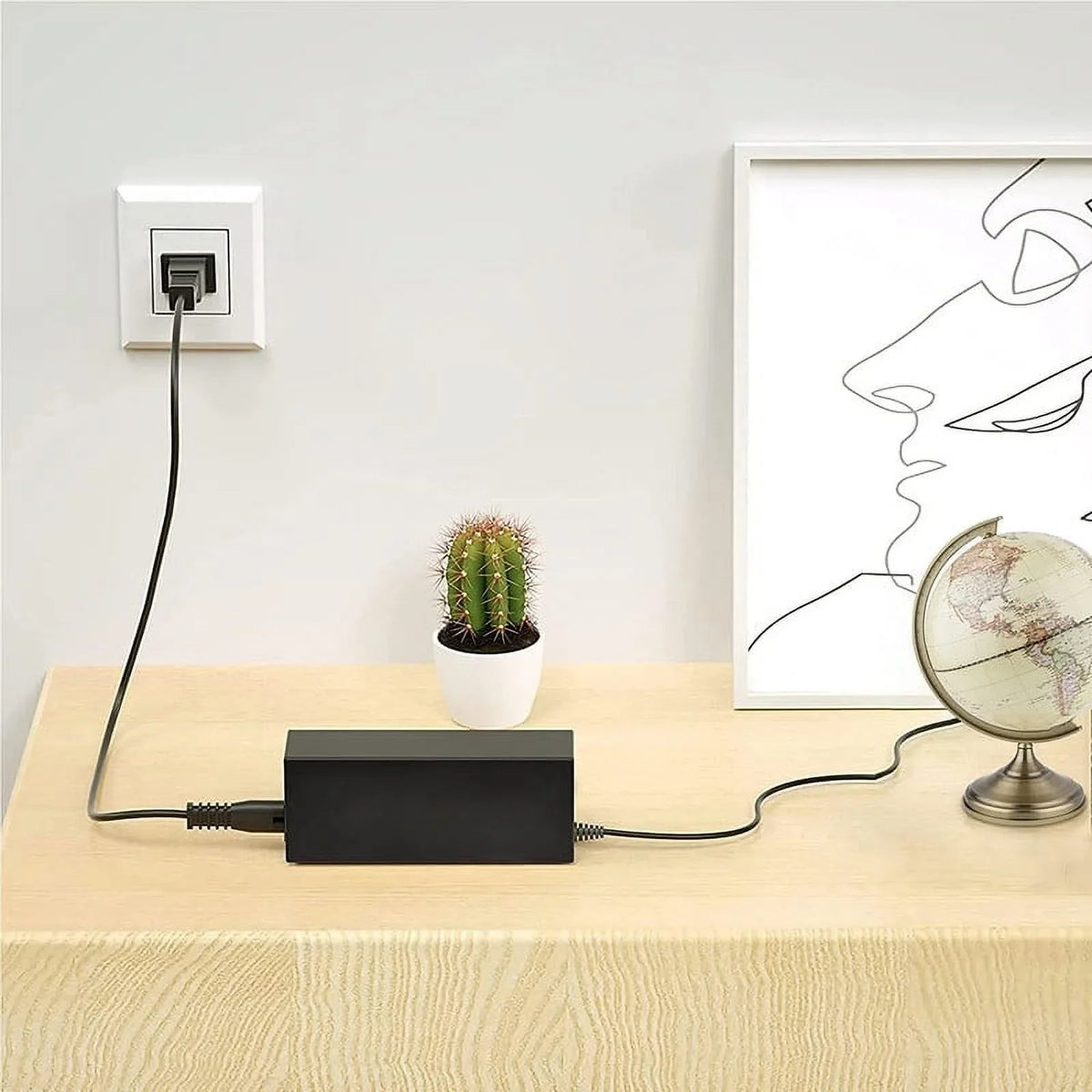 Nuxkst 65W AC Adapter with Power Cord for Inspiron 15 5000 Series P58F P75F