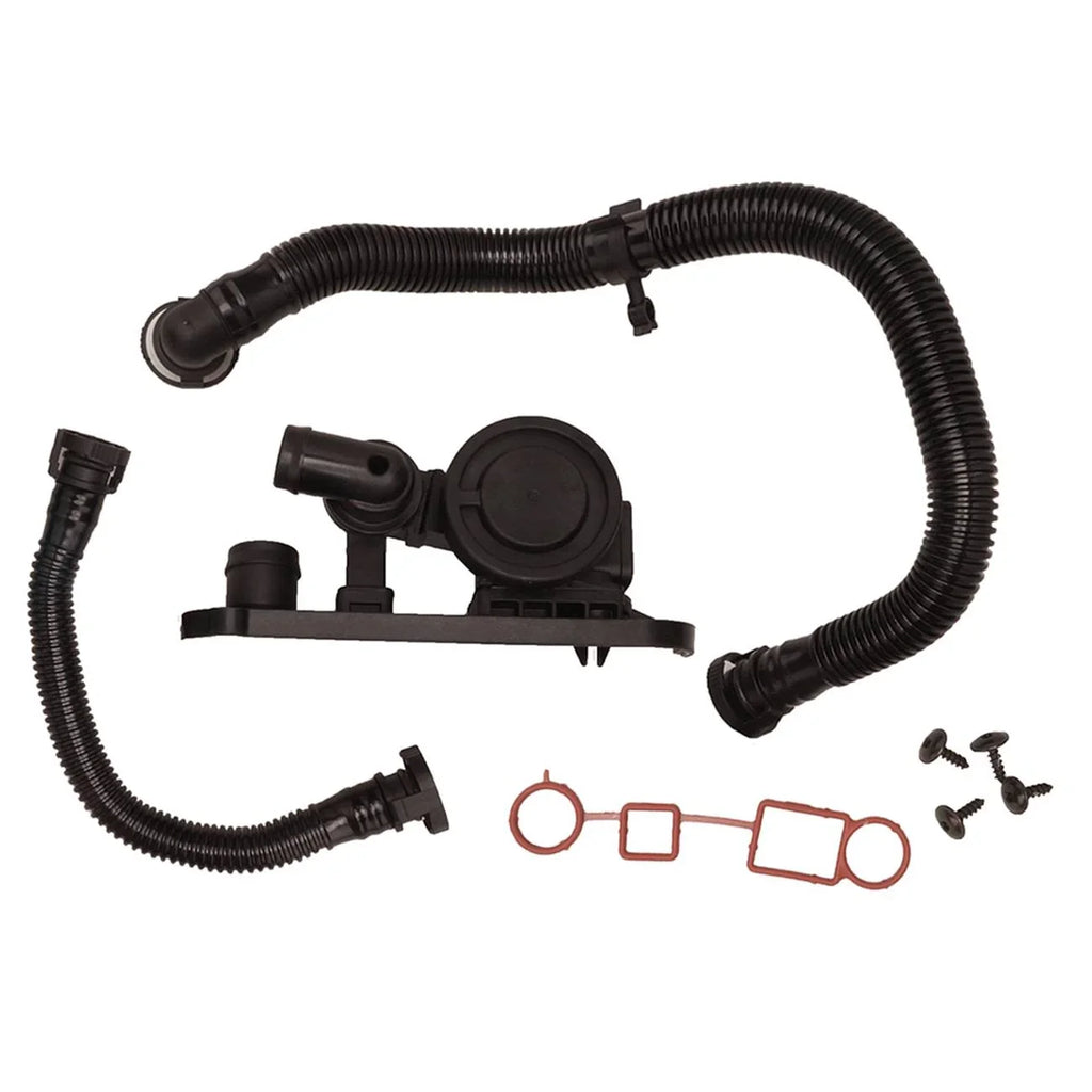 For A3 A4 Eos GTI Jetta Passat TT PCV Crankcase Vent Valve and Hoses Set Kit Fits select: 2007 VOLKSWAGEN JETTA WOLFSBURG; 2008 VOLKSWAGEN GLI SE/SEL