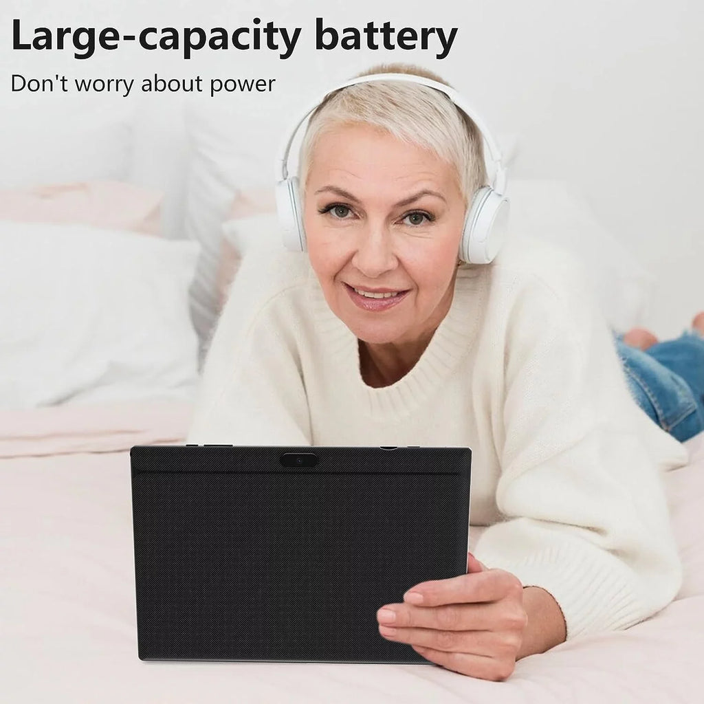10.1 mm Android 11 Tablet; Newest 2 in 1 Tablets; 4GB RAM+64GB ROM Quad-Core Processor; 1280*800 FHD Tableta with Keyboard/Mouse/Case/Stylus/Tempered Film; 8MP Dual Camera 6000mAh Battery 10" Tab PC