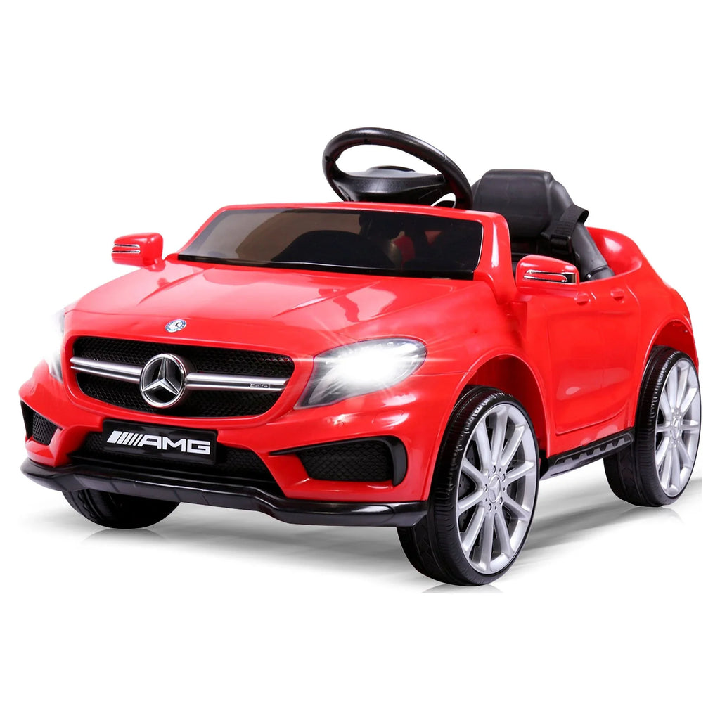 TOBBI 6V Licensed Mercedes Benz Kids Ride on Car W/ Remote Control Lights Music Age 3-6 Child; Red