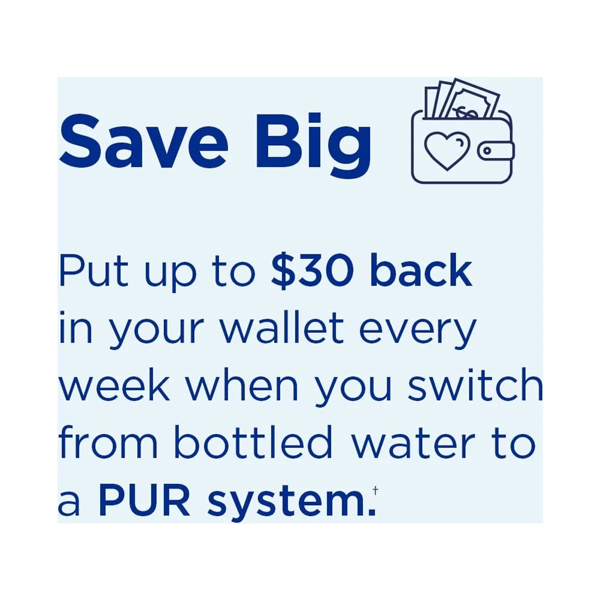 PUR PLUS Faucet Mount Filtration System; Horizontal; Chrome; PFM400H