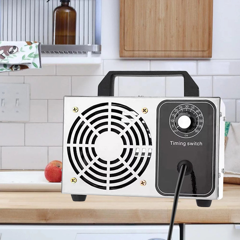 28g/h Ozone Generator Machine - O3 Air Deodorizer for Home; Kitchen; Office; and Car Use