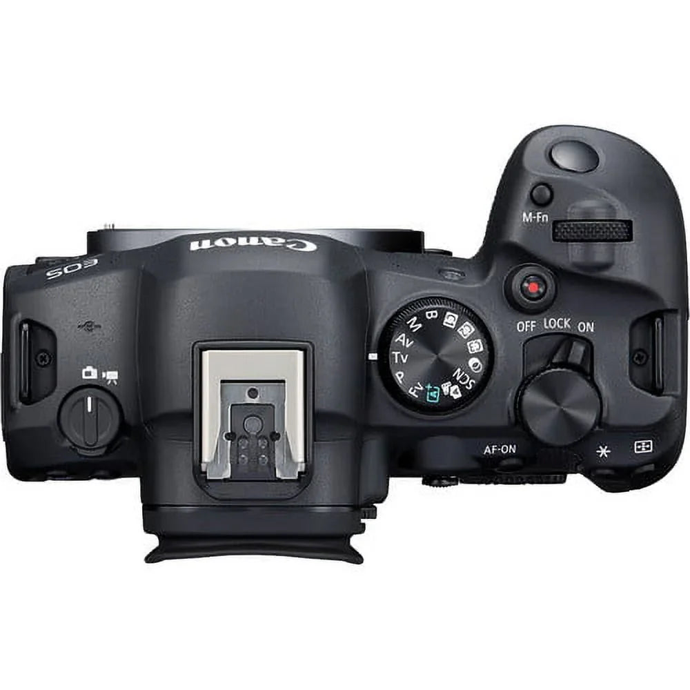 Canon EOS R6 Mark II Mirrorless Camera with 24-105mm f/4-7.1 Lens (5666C018) + 64GB Memory Card + Case + Corel Photo Software + LPE6 Battery + External Charger + Card Reader + More