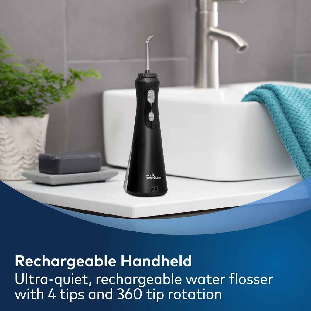 Liquidpik Cordless Plus Portable Flosser Oral Irrigator; Black