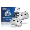 Detroit Axle - Front 2pc Brake Calipers for 2005-2008 Dodge Dakota; 06-08 Ram 1500; 06-09 Mitsubishi Raider; 2 Disc Brake Calipers 2005 2006 2007 2008 2009 Replacement