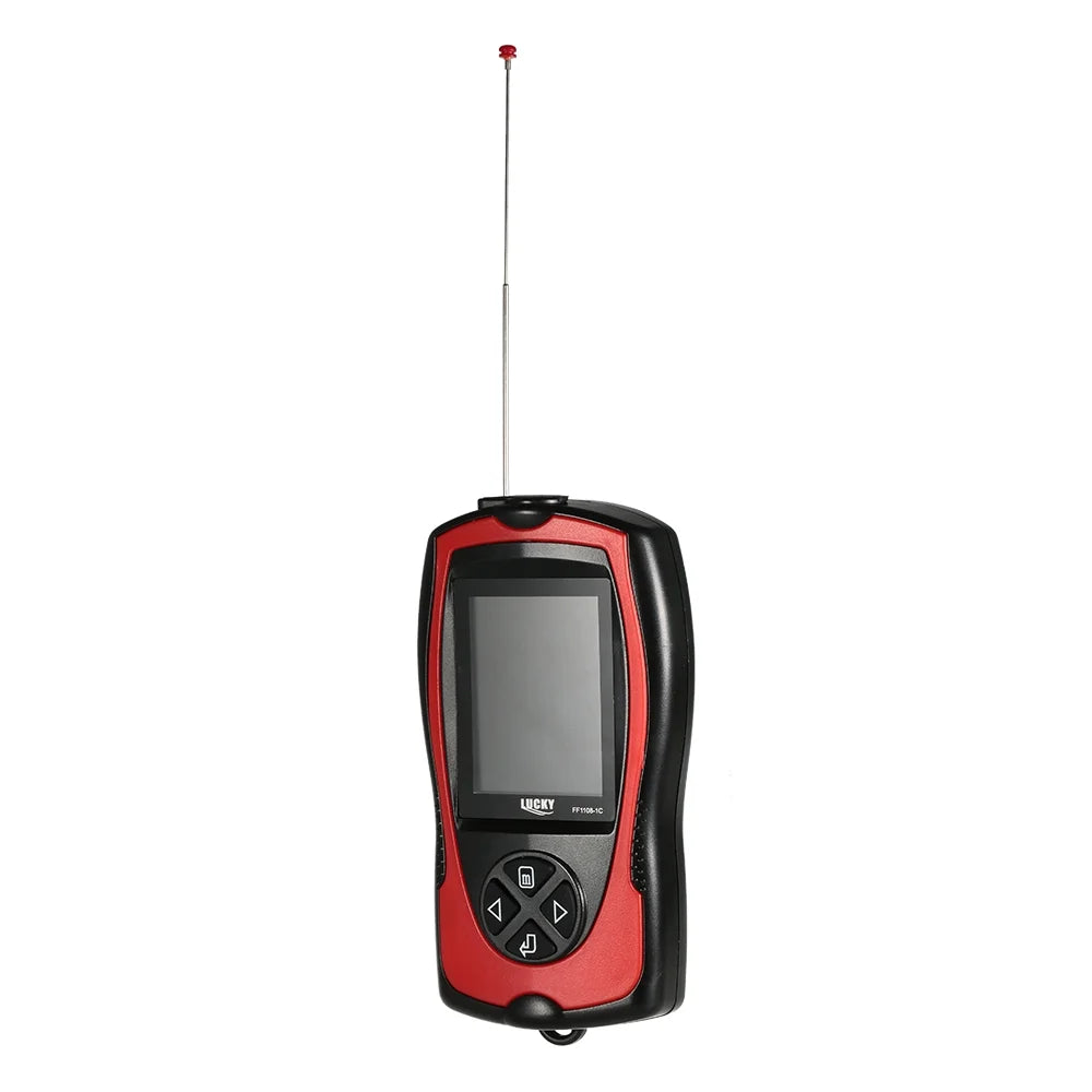 moobody Fish Detector; Portable Depth Finder FF1108，1CLA; 300FT Depth Alarm for Anglers