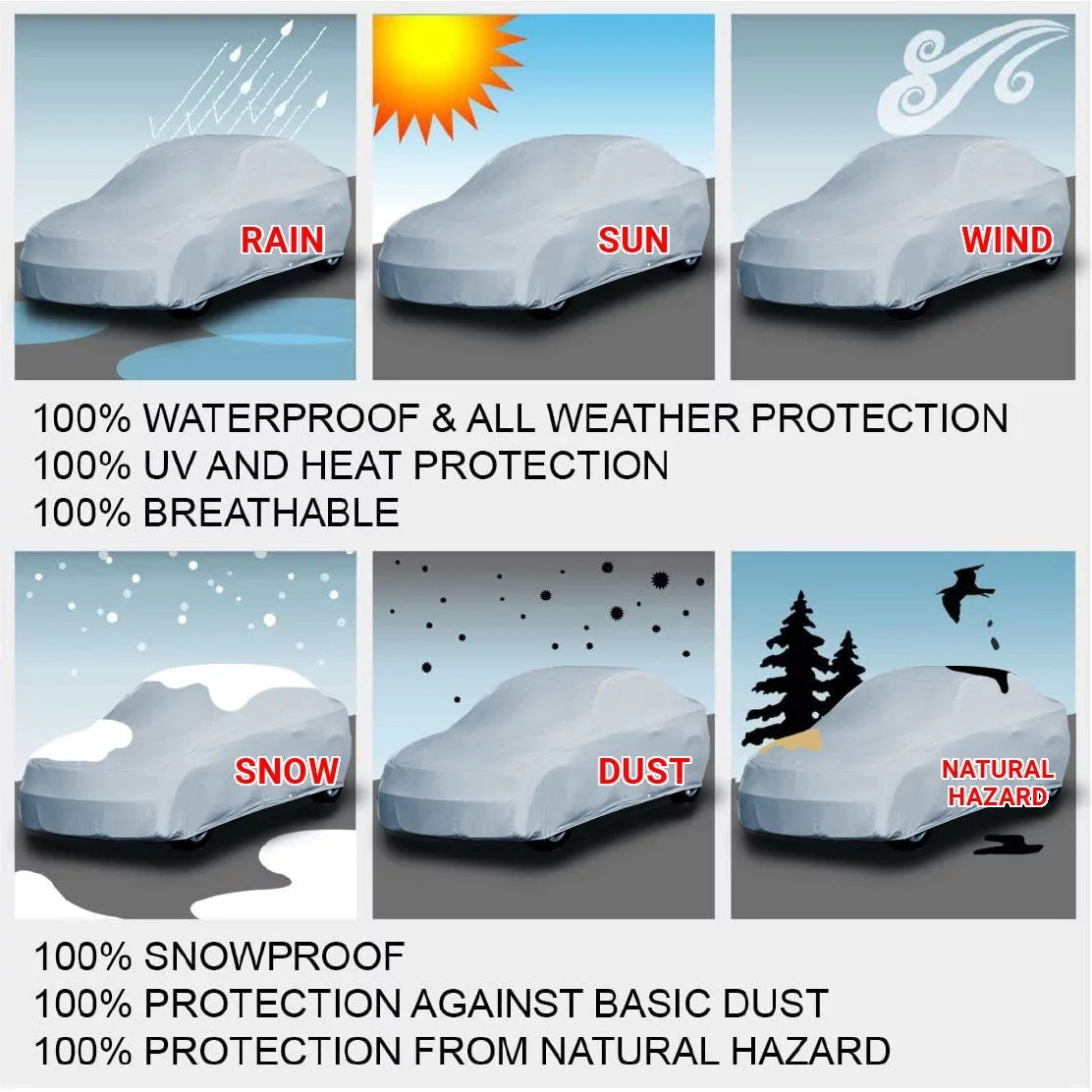 Custom Car Cover Fits: [Oldsmobile Delta 88 4-Door] 1986-1991 Liquidproof All-Weather