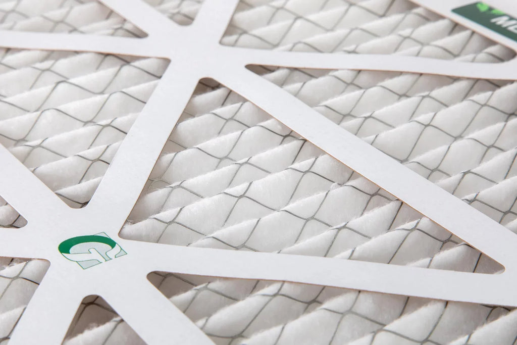 6 Pack of 20x20x4 MERV 13 Pleated 4" cm Air Filters by Glasfloss. Actual Size: 19-1/2 x 19-1/2 x 3-3/4