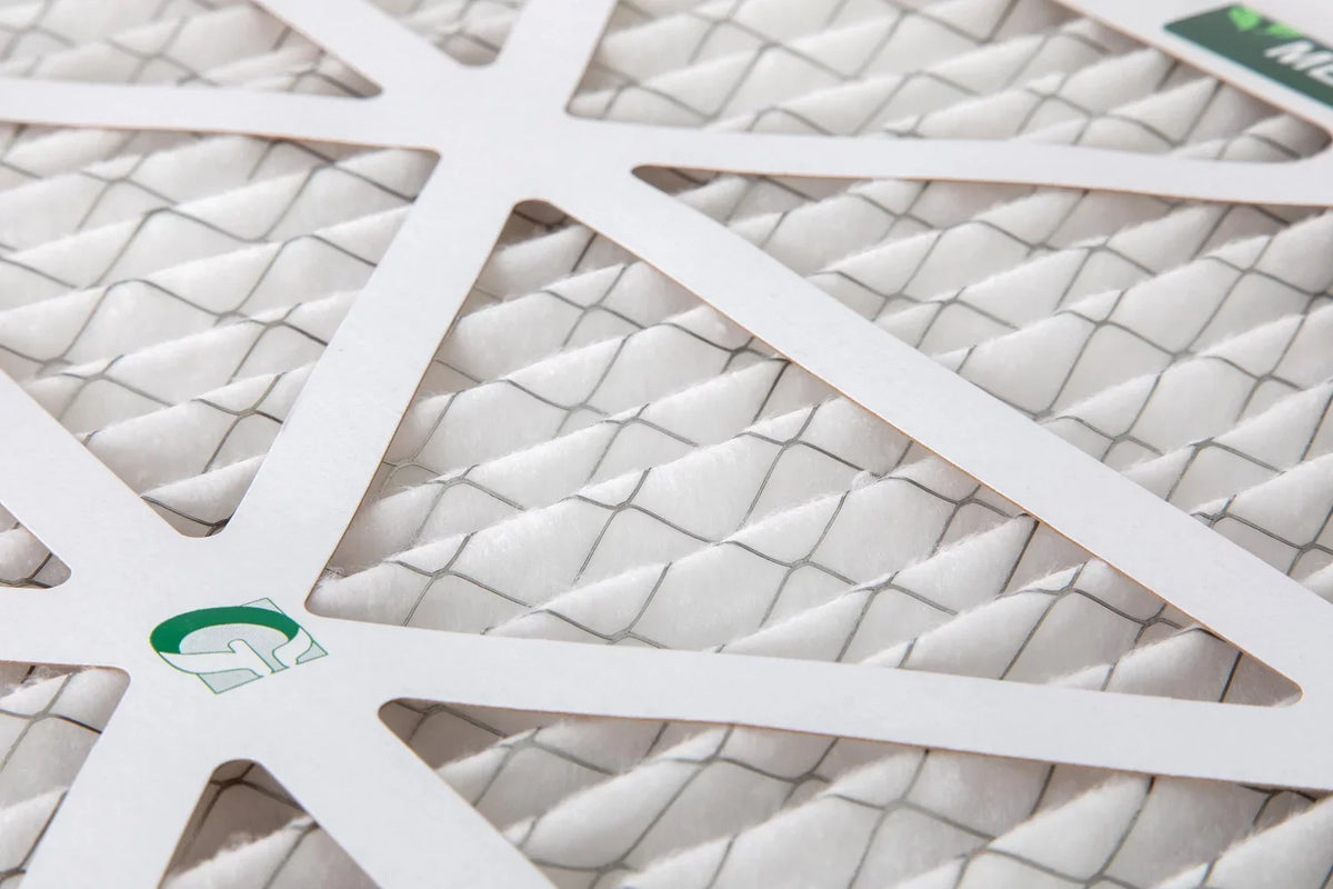 6 Pack of 20x20x4 MERV 13 Pleated 4" cm Air Filters by Glasfloss. Actual Size: 19-1/2 x 19-1/2 x 3-3/4