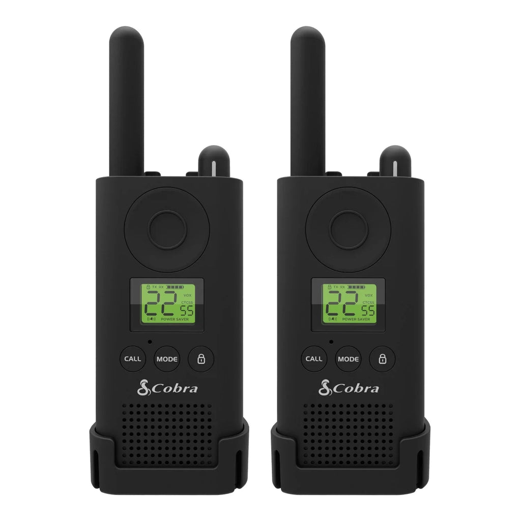 Cobra® MicroTALK CBA-PX880 Two-Way Radios; Black; Pack Of 2 Radios
