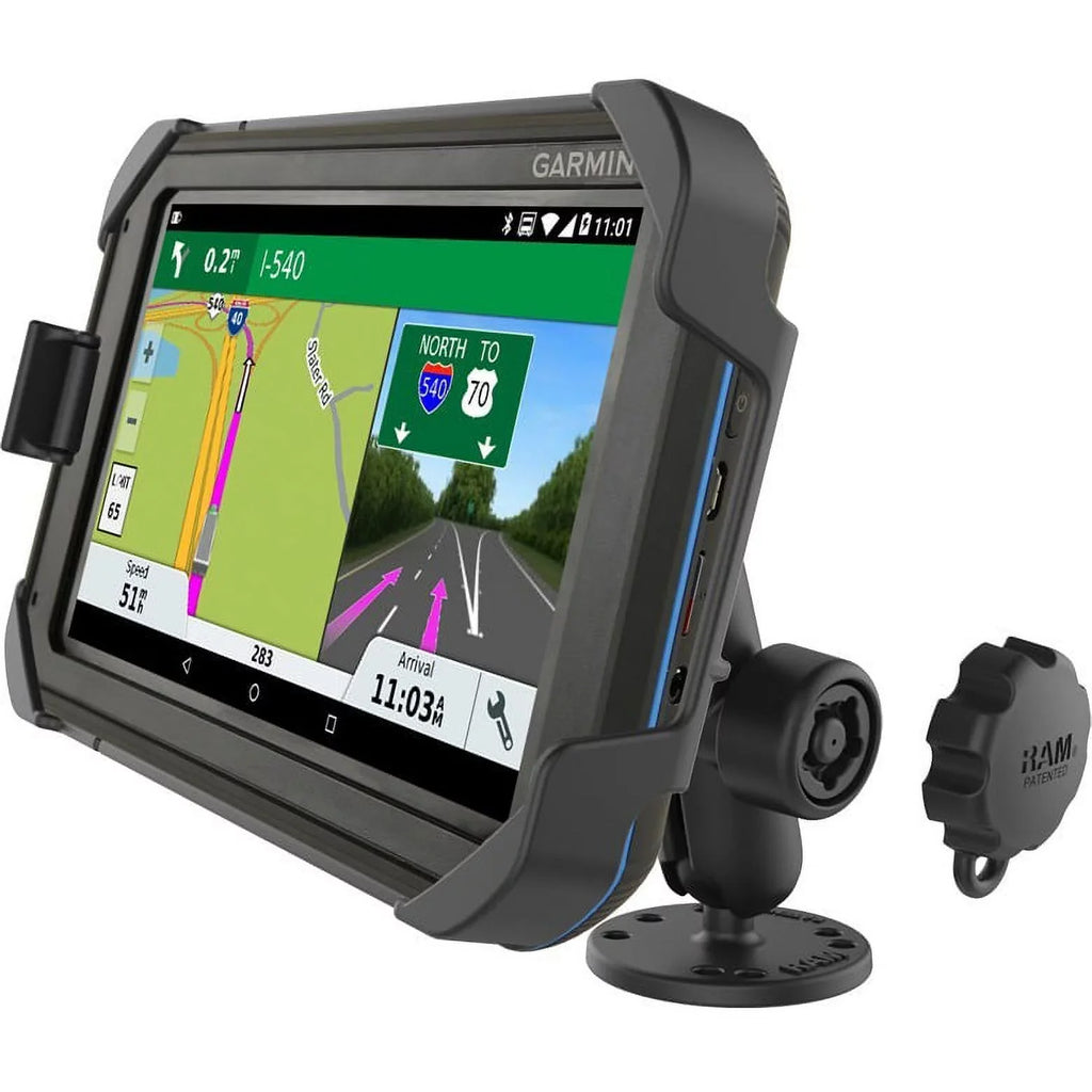 EZ-Roll'r Drill-Down Mount for Garmin Fleet 770; Overlander + More