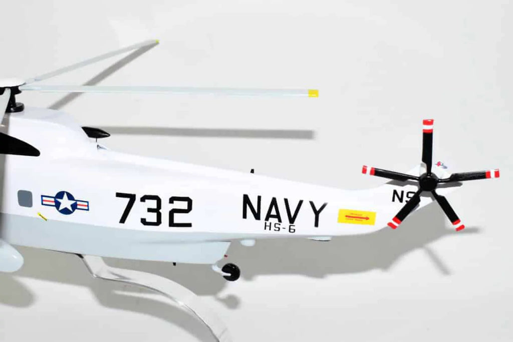 Sikorsky® SH-3 SEA KING™; HS-6 Indians; 16 Mahogany Scale Model
