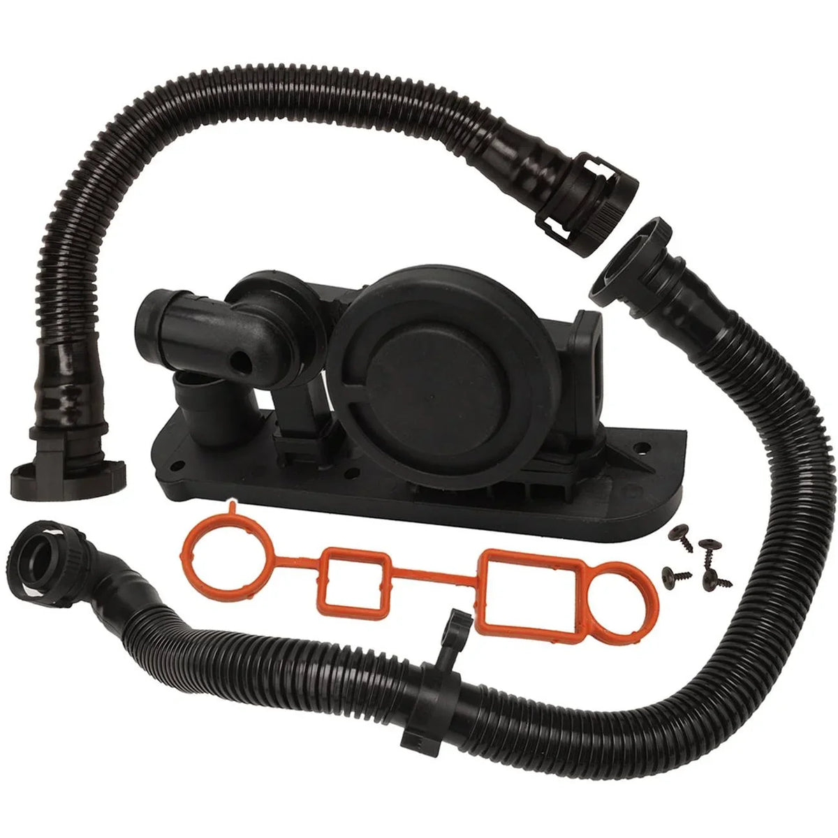 For A3 A4 Eos GTI Jetta Passat TT PCV Crankcase Vent Valve and Hoses Set Kit Fits select: 2007 VOLKSWAGEN JETTA WOLFSBURG; 2008 VOLKSWAGEN GLI SE/SEL