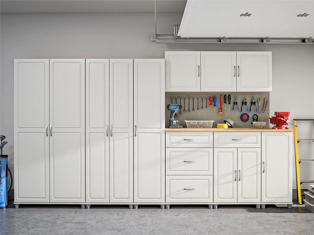 Systembuild Evolution Kendall 24" 3 Drawer Base Garage Storage Cabinet; White