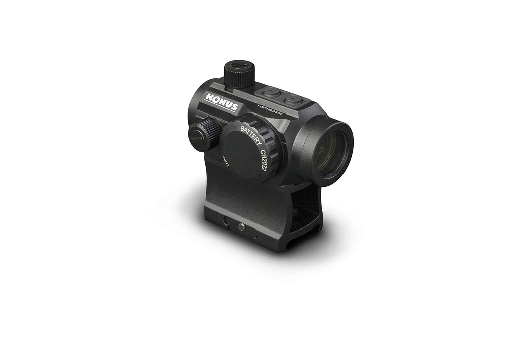Konus Nuclear 1x22mm Red/Green Dot Sight With Dual Mounting System; Black