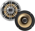 Polk Audio DB651 6.5"/6.75" 2-Way Marine Certified db Series Car Speakers with Liquid Cooled Silk Tweeters (Discontinued by Manufacturer);silver/black