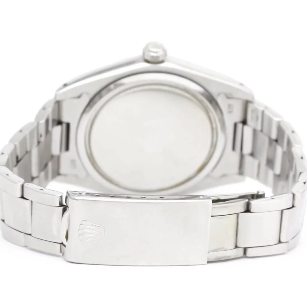 Used Vintage ROLEX Oyster Date Precision 6694 Steel Hand Winding Mens Watch BF553014