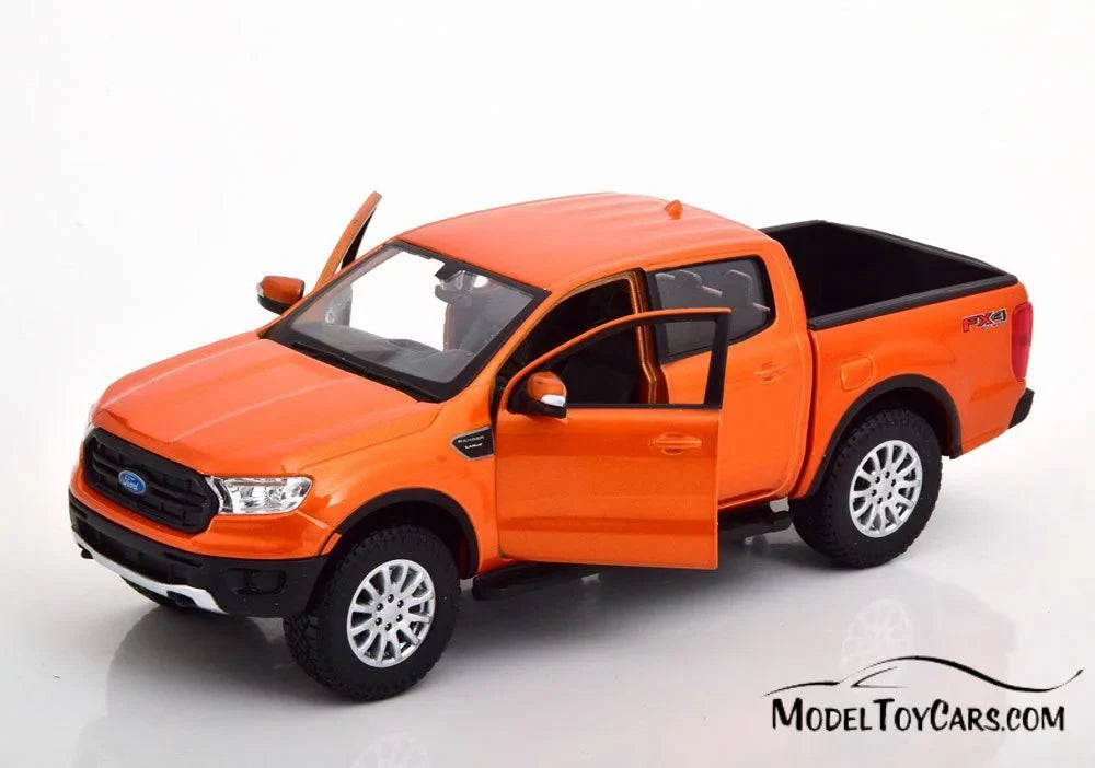 2019 Ford Ranger; Orange - Maisto 31521OR - 1/27 scale Diecast Model Toy Car