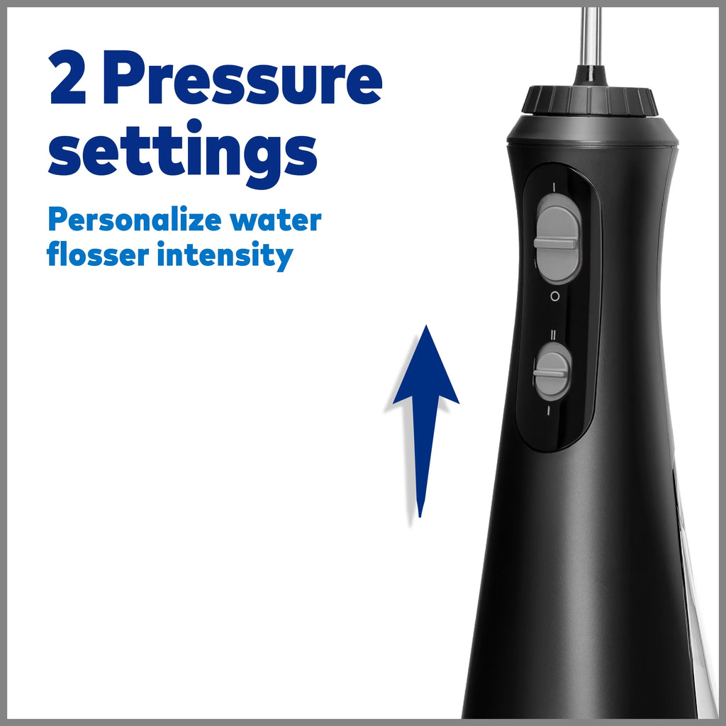 Liquidpik Cordless Plus Portable Flosser Oral Irrigator; Black