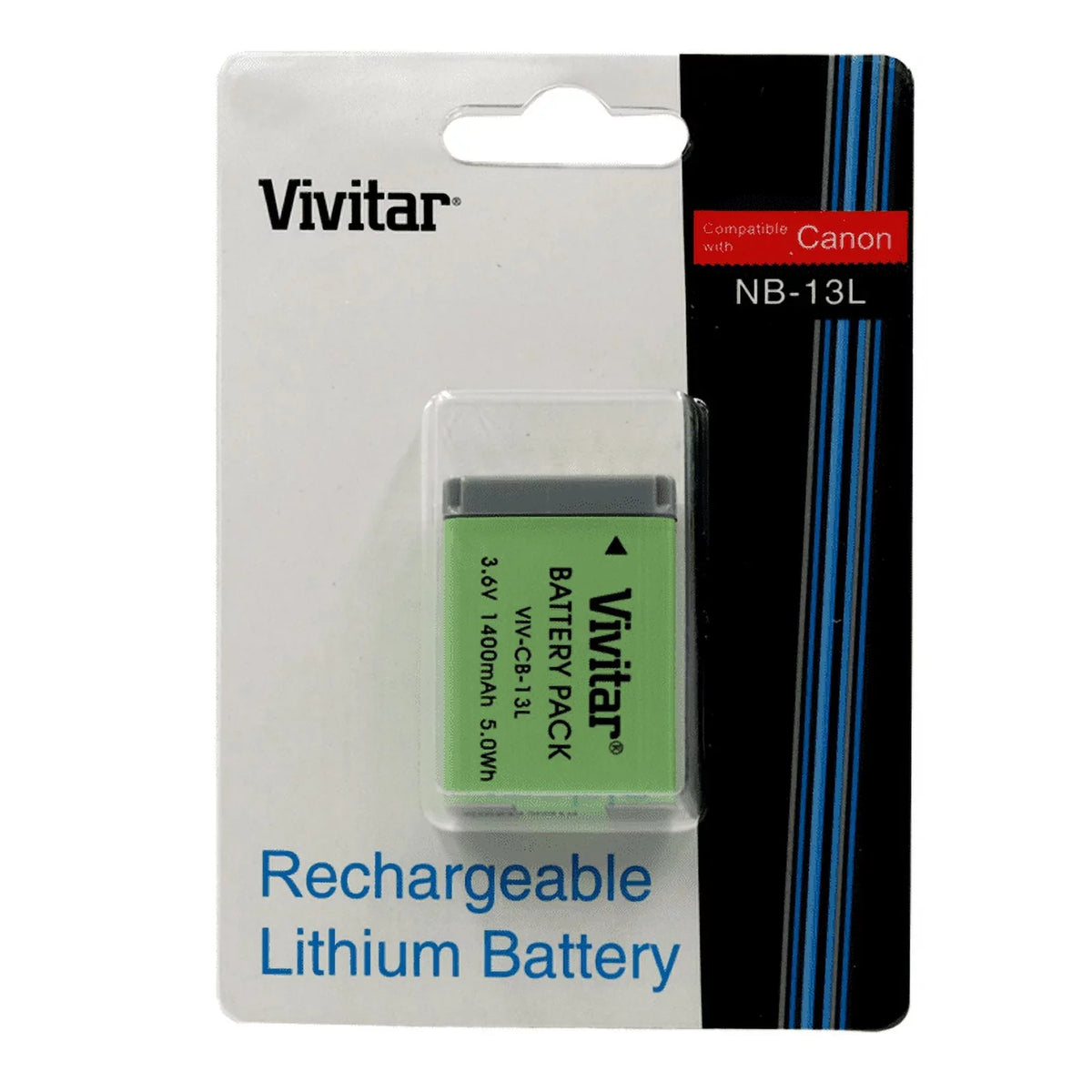 Vivitar Rechargeable Replacement Battery Canon NB 13L for Canon PowerShot SX720 HS Digital Camera