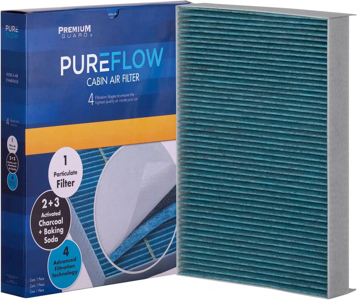 Pureflow Cabin Air Filter PC5460X | Fits 1992 Mercedes-Benz 400SE; 1993 400SEL; 500SEC; 600SEC; 1992-93 300SD; 300SE; 500SEL; 600SEL; 1994-95 S350; 1994-99 S320; S420; S500; S600; 1998-99 CL500; CL600
