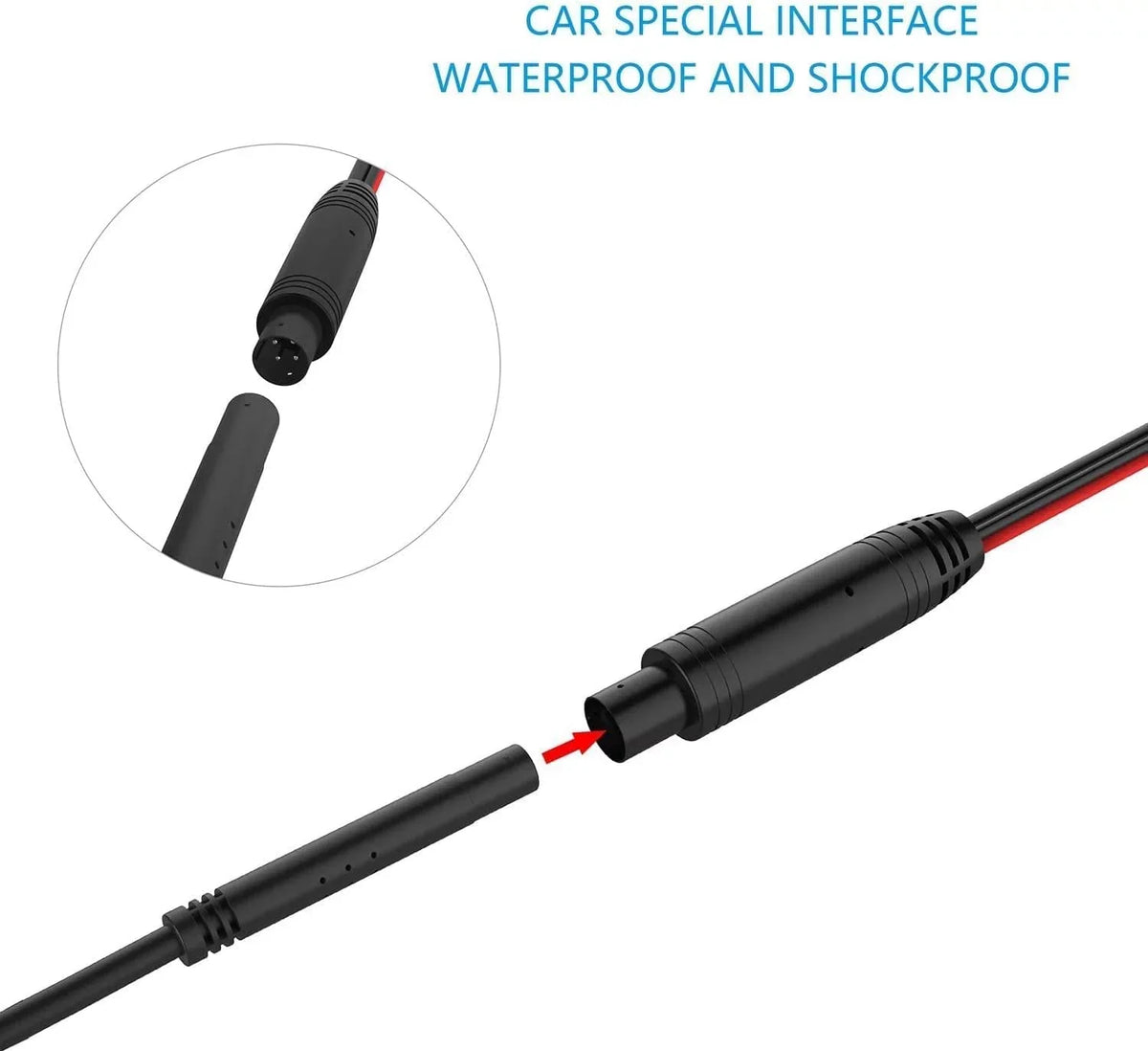 CAM108 Backup Camera License Plate HD Night Vision Rear View 170° Angle Liquidproof Compatible with Pioneer Car Radio DMH-100BT DMH-WT8600NEX DMH-160BT DMH1770NEX AVH-120BT AVH-210EX AVH-2550NEX