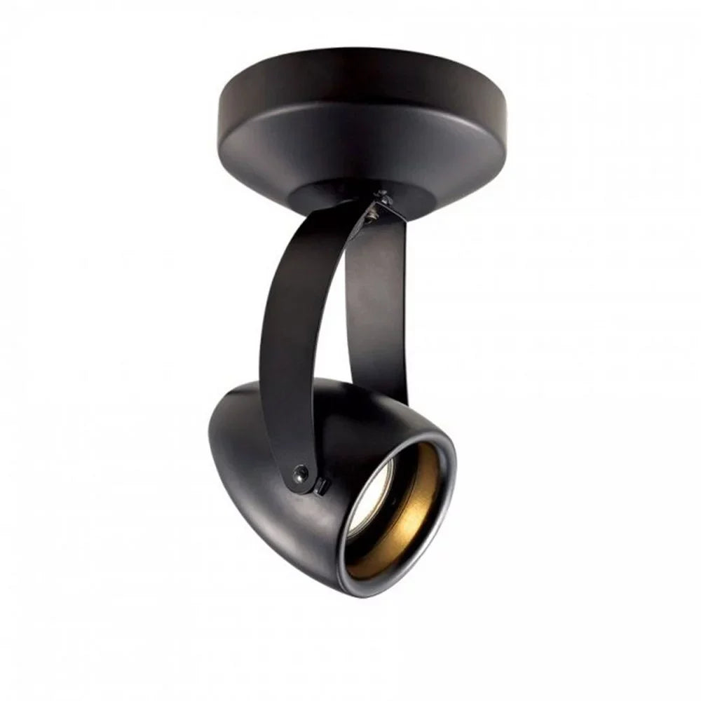 WAC Lighting Lucio 810 Impulse Mono Spot 3500K White; Black - MO-LED810S-835-BK