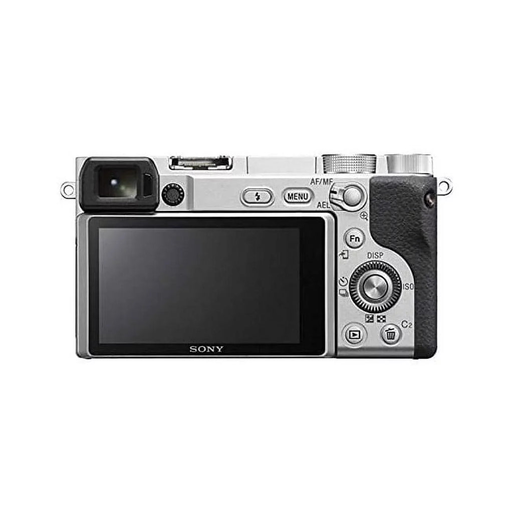 Sony Alpha A6400 Mirrorless Digital Camera [Body only] - Wi-Fi and NFC Enabled; International Version - (Silver)