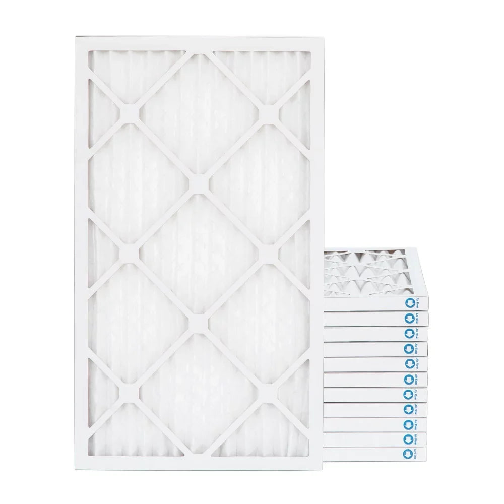 Pamlico Air 12x30x1 MERV 8 Pleated AC Furnace Air Filters. Case of 12. Actual Size: 11-7/8 x 29-7/8 x 3/4