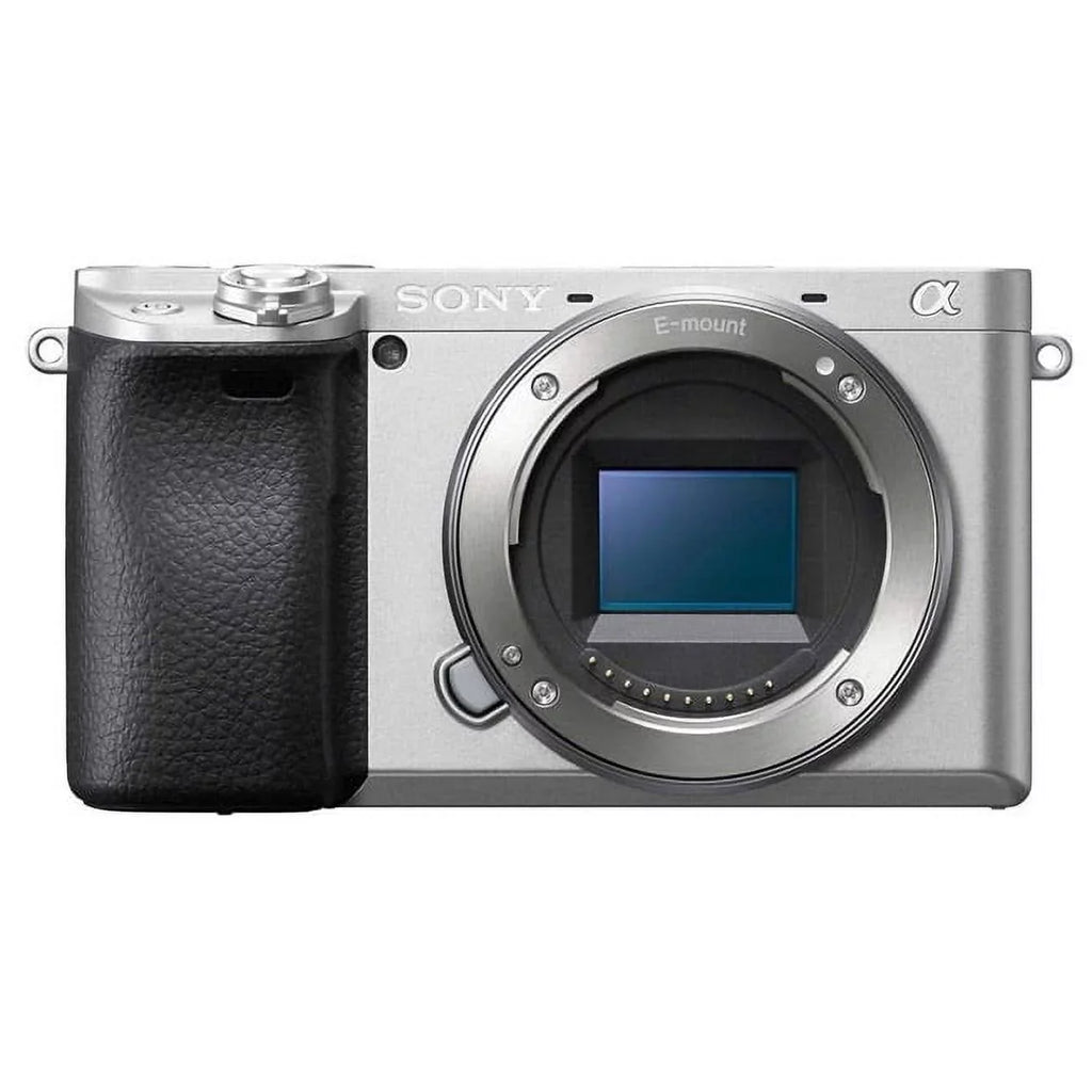 Sony Alpha A6400 Mirrorless Digital Camera [Body only] - Wi-Fi and NFC Enabled; International Version - (Silver)